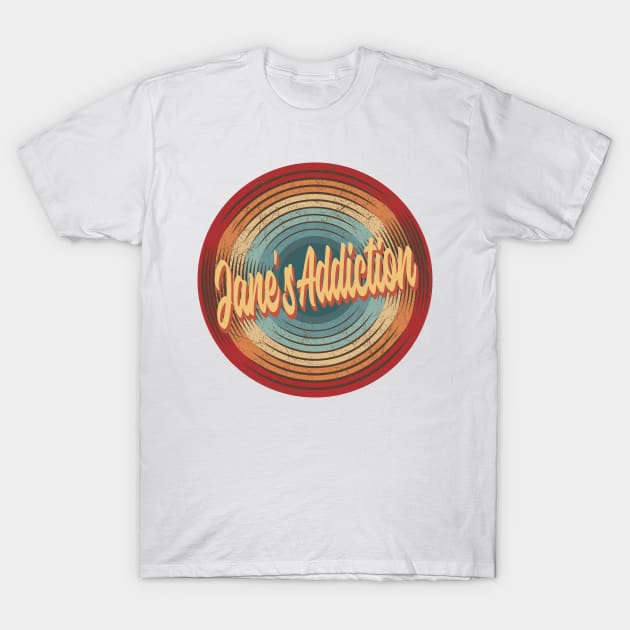 Jane's Addiction Vintage Circle - Musician - T-Shirt | TeePublic